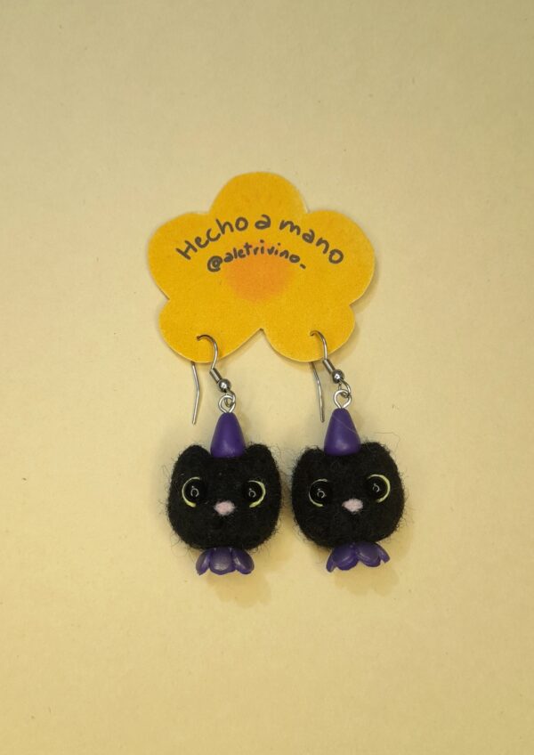 ARETES GATITO MAGO