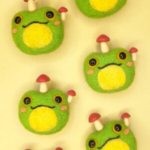 BROCHE RANA Y HONGUITOS: imagen 2